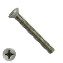 Linsensenkschauben mit Kreuzschlitz M6 x 60mm DIN966 Edelstahl A2 philips 200 Stück
