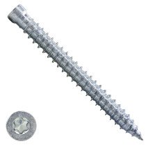 Rahmenschrauben 7,5x132mm verzinkt Zylinderkopf TORX 100 Stück