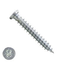 Rahmenschrauben 7,5x52mm verzinkt Senkkopf TORX 100 Stück