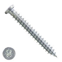 Rahmenschrauben 7,5x72mm verzinkt Senkkopf TORX 100 Stück
