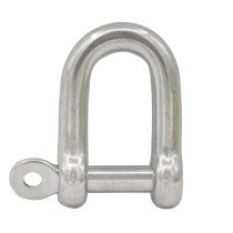 Rundschäkel mit unverlierbaren Bolzen 8mm Edelstahl A4 1 Stück