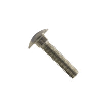 Schlossschrauben  M10 x 25 Edelstahl A2 Din603 100 Stück