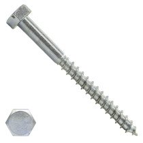 Schlüsselschrauben M10 verzinkt 10x150mm Din571 50 Stück