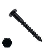 Schlüsselschrauben M6 Schwarz verzinkt 6x40mm Din571 25 Stück