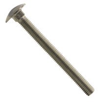 Schlossschrauben  M5 x 100 Edelstahl A2 Din603 50 Stück