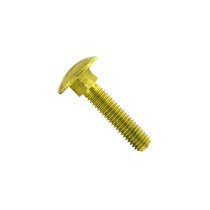 Schlossschrauben  M5 x 25 Messing Din603 25 Stück