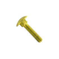 Schlossschrauben  M6 x 25 Messing Din603 25 Stück
