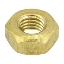 Sechskantmuttern M10 DIN934 messing 25 Stück