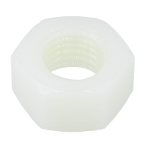 Sechskantmuttern M8 DIN934 nylon Weiß 25 Stück
