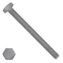 Sechskantschrauben M10 x 120mm feuerverzinkt DIN933 Vollgewinde 100 Stück
