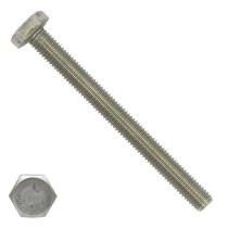 Sechskantschrauben M12 x 80mm Edelstahl A2 DIN933 Vollgewinde 25 Stück