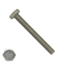 Sechskantschrauben M16 x 60mm Edelstahl A2 DIN933 Vollgewinde 25 Stück