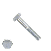 Sechskantschrauben  M18 x 55mm verzinkt DIN931 mit Schaft 25 Stück