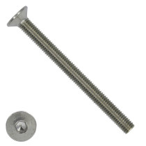 Senkkopfschrauben inbus  M8 x 80mm Edelstahl A2 DIN7991 50 Stück