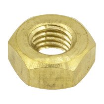 Sechskantmuttern M20 DIN934 messing 10 Stück