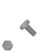 Sechskantschrauben M10 x 16mm feuerverzinkt DIN933 Vollgewinde 200 Stück
