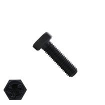 Sechskantschrauben M10 x 25mm blank DIN933 Vollgewinde 200 Stück