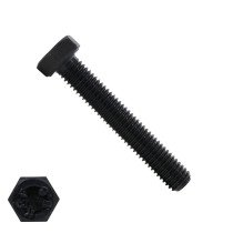 Sechskantschrauben M10 x 60mm blank DIN933 Vollgewinde 100 Stück