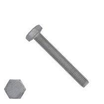 Sechskantschrauben M12 x 50mm feuerverzinkt DIN933 Vollgewinde 100 Stück