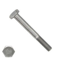 Sechskantschrauben  M16 x 60mm Edelstahl A2 DIN931 mit Schaft 25 Stück