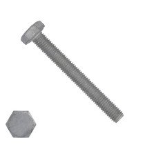 Sechskantschrauben M16 x 60mm feuerverzinkt DIN933 Vollgewinde 50 Stück
