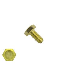 Sechskantschrauben M5 x 20mm messing DIN933 Vollgewinde 10 Stück