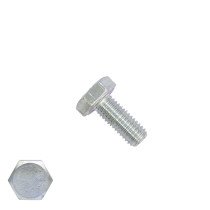 Sechskantschrauben M6 x 20mm verzinkt DIN933 Vollgewinde 200 Stück