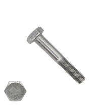 Sechskantschrauben  M6 x 50mm Edelstahl A2 DIN931 mit Schaft 100 Stück