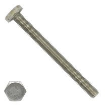 Sechskantschrauben M6 x 80mm Edelstahl A2 DIN933 Vollgewinde 100 Stück