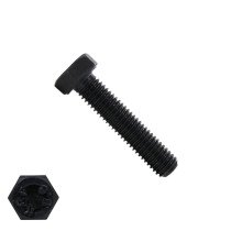 Sechskantschrauben M8 x 40mm blank DIN933 Vollgewinde 200 Stück