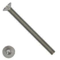Senkkopfschrauben inbus  M10 x 90mm Edelstahl A2 DIN7991 25 Stück