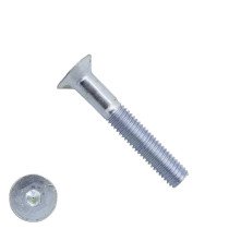 Senkkopfschrauben inbus  M8 x 50mm verzinkt DIN7991 50 Stück