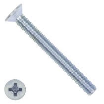 Senkschrauben mit Kreuzschlitz M6 x 100mm DIN965 verzinkt philips 100 Stück