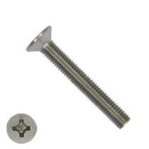 Senkschrauben mit Kreuzschlitz M6 x 40mm DIN965 Edelstahl A2 philips 200 Stück