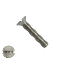Senkschrauben mit Schlitz M4 x 30mm DIN963 Edelstahl A2  200 Stück