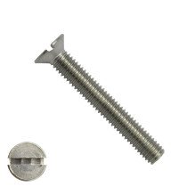 Senkschrauben mit Schlitz M6 x 40mm DIN963 Edelstahl A2  200 Stück