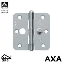 Sicherheitsscharnier 76x76mm ungelagert Stahl SKG außen drehend AXA