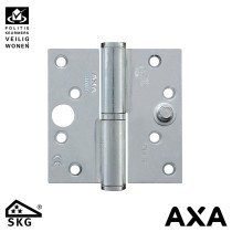 Sicherheitsscharnier Kugelpaumelle 89x89mm rechts Stahl SKG*** AXA