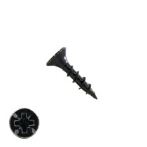 Spanplattenschrauben 4x20mm Schwarz verzinkt Senkkopf POZI-2 200 Stück