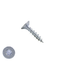 Spanplattenschrauben 4x20mm verzinkt Senkkopf TORX-20 200 Stück