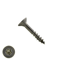 Spanplattenschrauben 4x30/18mm Edelstahl A2 Senkkopf TORX-20 200 Stück