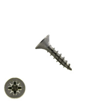 Spanplattenschrauben 6x20mm Edelstahl A2 Senkkopf POZI-3 100 Stück