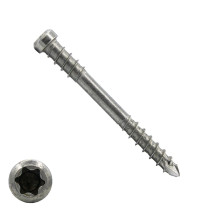 Spax-D Terrassenschrauben 5x60mm Edelstahl A2 Zylinderkop TORX 100 Stück