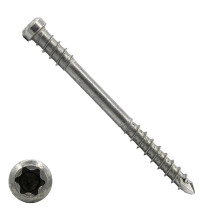 Spax-D Terrassenschrauben 5x80mm Edelstahl A2 Zylinderkop TORX 100 Stück