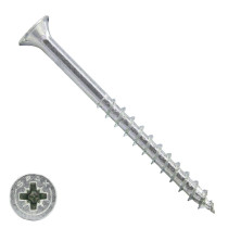 Spax Spanplattenschrauben 5x80mm Teilgewinde verzinkt Senkkopf POZI 200 Stück