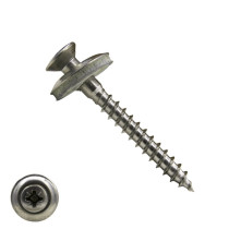 Spenglerschrauben 4,5x35mm Edelstahl A2 Liseko 2-teilig POZI-2 200 Stück