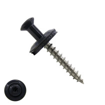 Spenglerschrauben 4,5x45mm Edelstahl A2 RAL7016 Anthrazitgrau  TORX-20 200 Stück