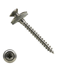 Spenglerschrauben 4,5x55mm Edelstahl A2 Liseko 2-teilig POZI-2 200 Stück