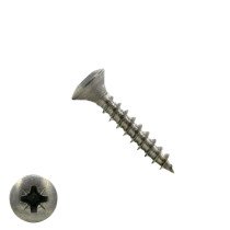 Spanplattenschrauben 3,5x25mm Edelstahl A2 Linsensenkkopf POZI-2 500 Stück