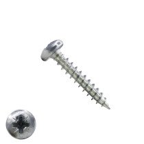 Spanplattenschrauben 4,5x30mm verzinkt Linsenkopf POZI-2 200 Stück